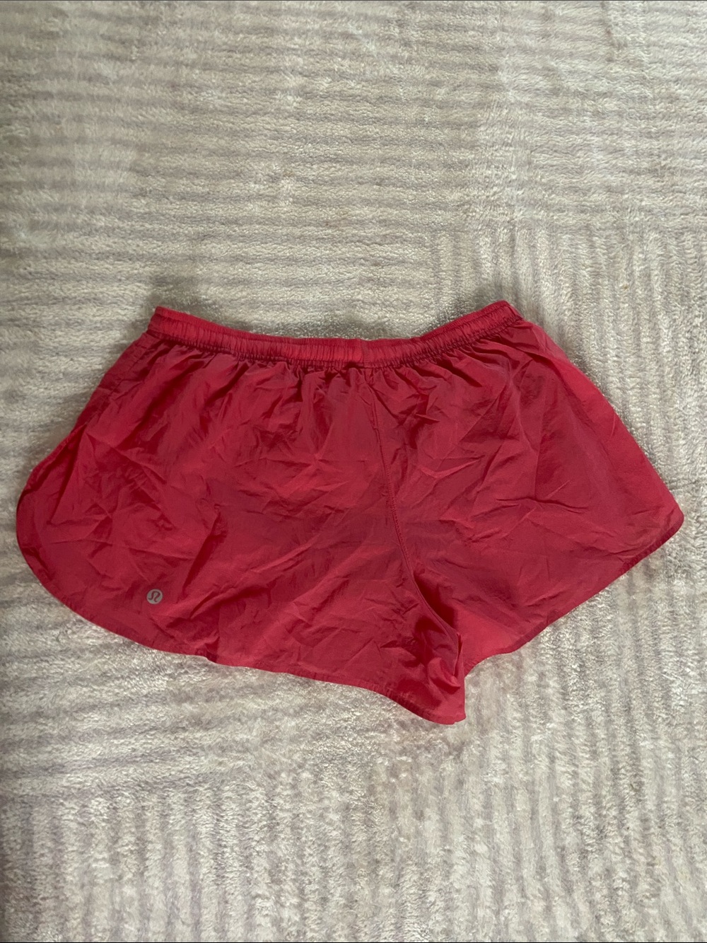 lululemon athletica Red Athletic Running Shorts